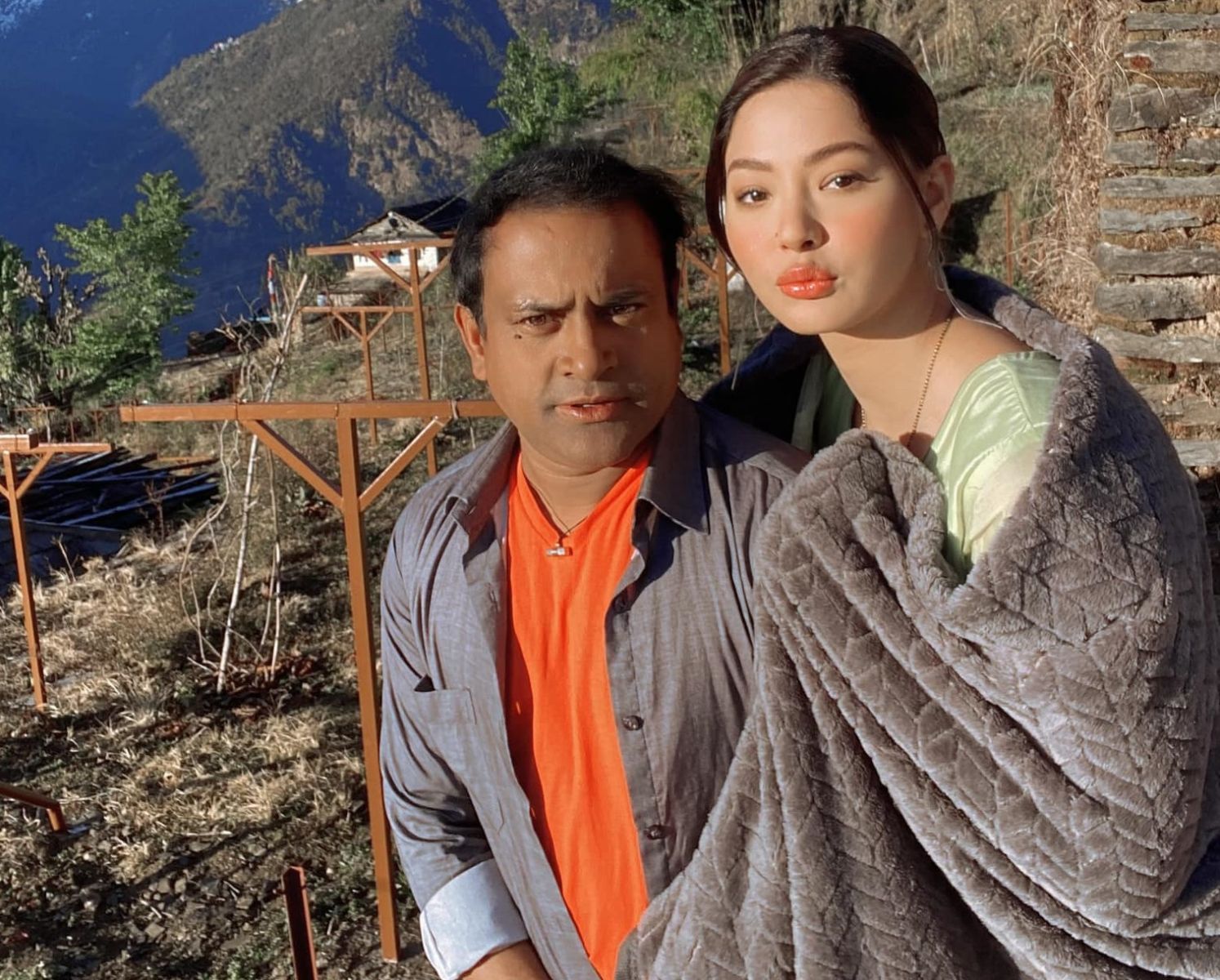 Samragyee R L Shah and jitu nepal